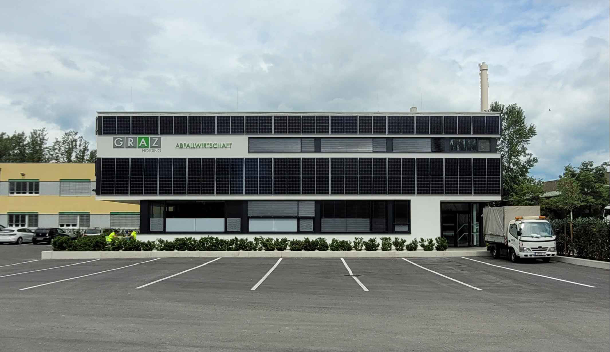 Neubau Büro und Umkleiden Abfallwirtschaft Graz