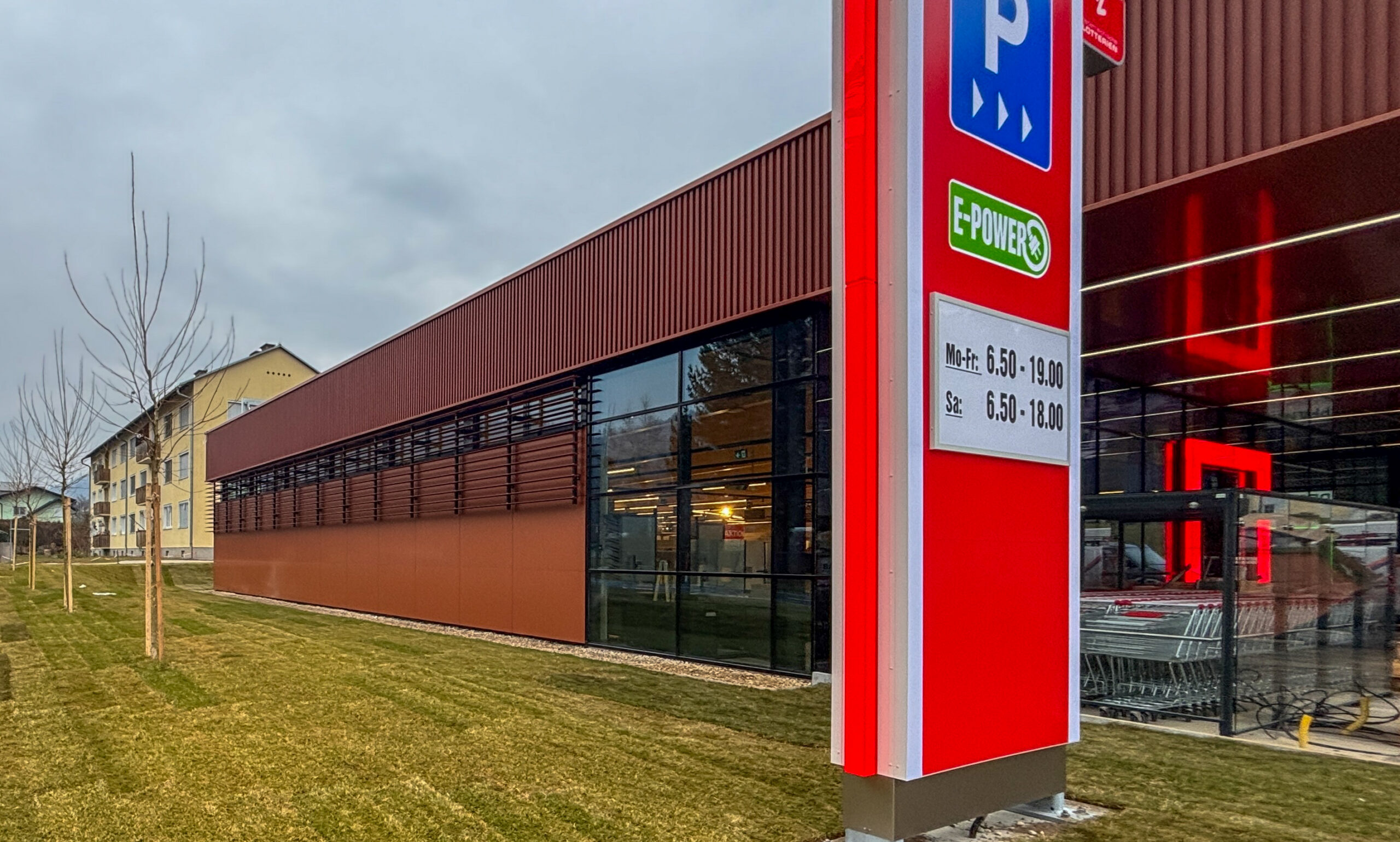 Neubau Spar Supermarkt Klein St. Paul