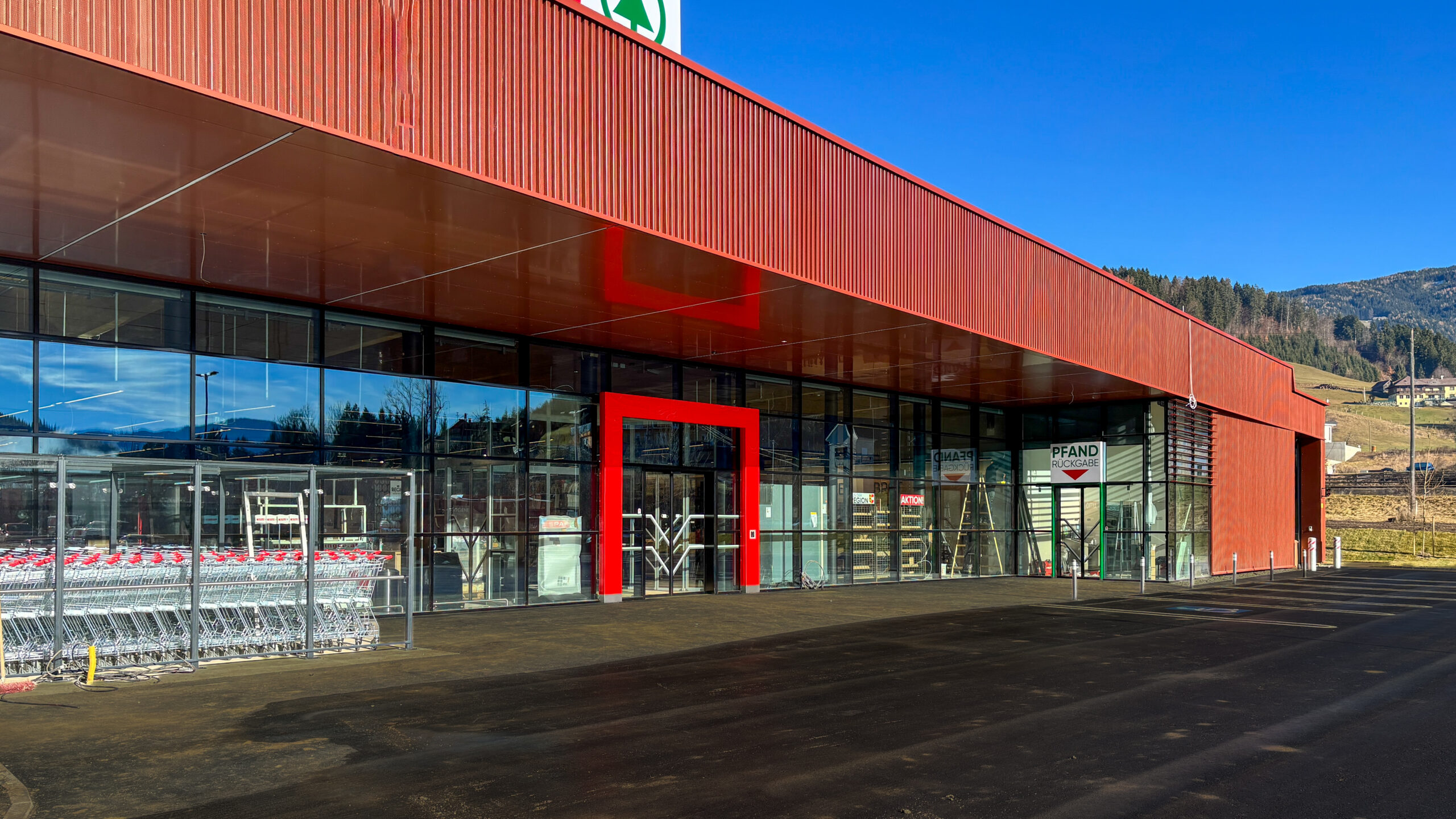 Neubau Spar Supermarkt Klein St. Paul