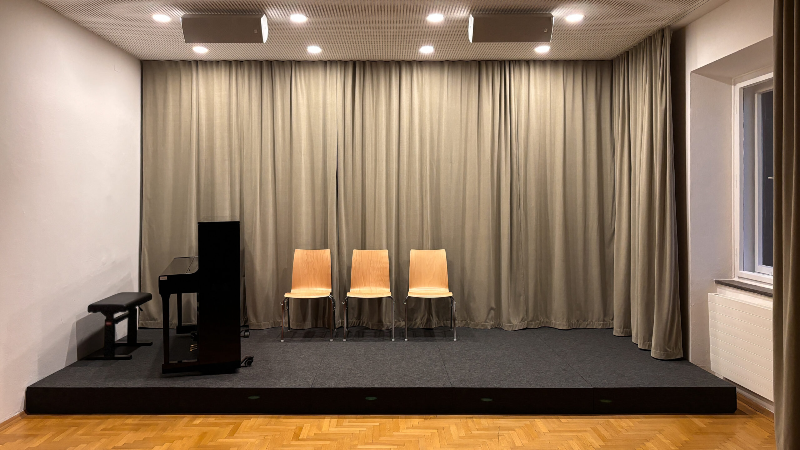 Umbau Vorspielraum Sendergebäude